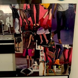 Paper Machet Shoe Collage